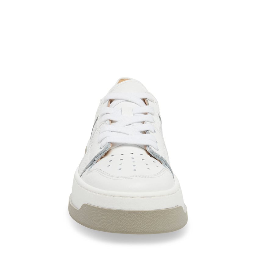 Zapatillas Steve Madden Joey Mujer Blancas Plateadas | ES KF8S2E